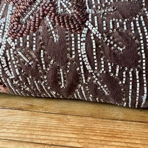 NWT $275 Ralph Lauren Throw Pillow Barkin 12" x 16" EMBELLISHED - Picture 8 of 13